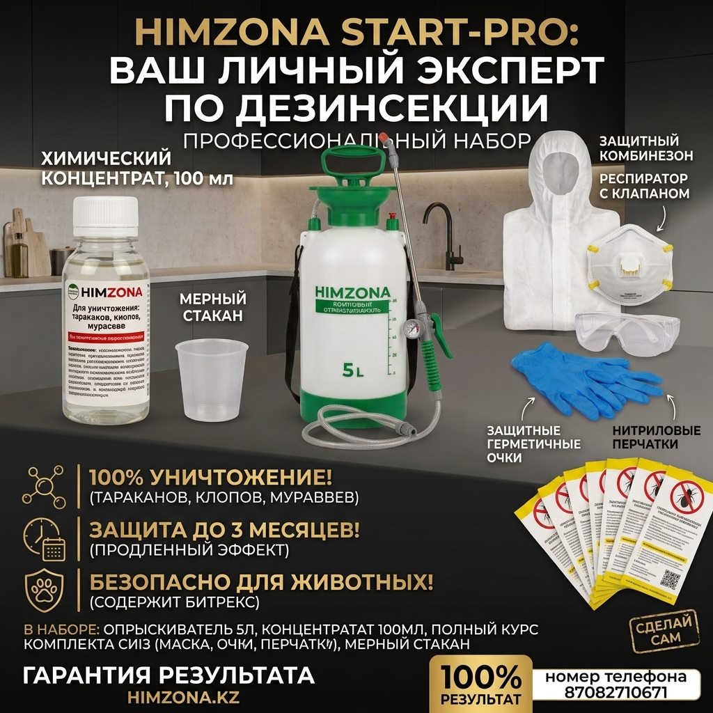 HIMZONA START-PRO — набор для самостоятельной дезинсекции